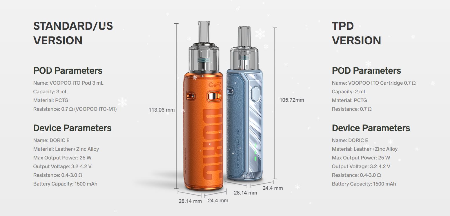 Doric E Pod Kit Voopoo